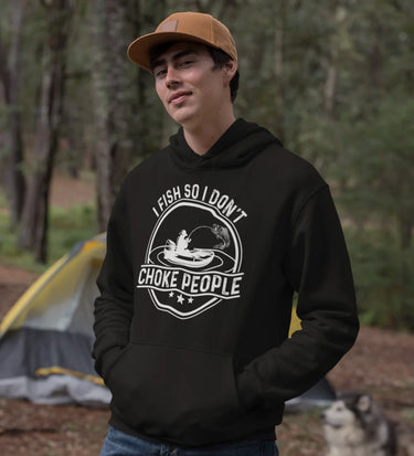 I Fish So I Don't Choke People v2 Unisex Hoodie